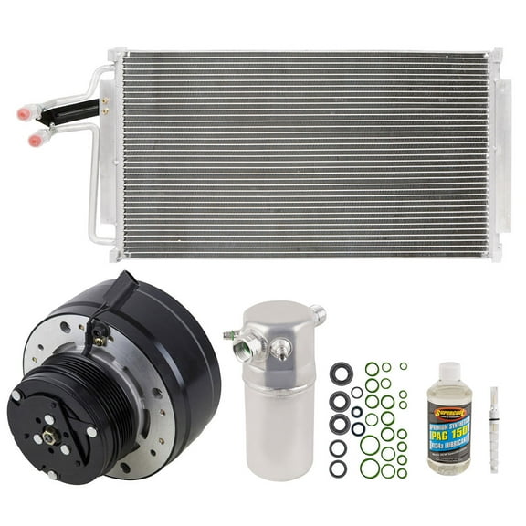 A/C Kit w/ AC Compressor Condenser & Drier For Chevy S10 S-10 GMC Sonoma 4.3L V6 1994 1995 - BuyAutoParts