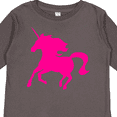 thumbnail image 4 of Inktastic Pink Unicorn Boys or Girls Long Sleeve Toddler T-Shirt, 4 of 5