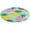 style-1, variant on Lunarable Pineapple Washable Round Rug -Circle Area Rugs for Nursery Bedroom, Vintage Non Slip Non Shedding Low Pile Carpet for Living Room Coffee Table Entryway