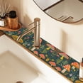 thumbnail image 2 of Yayeee Faucet Mat for Kitchen Sink 30" Diatomite Long Splash Guard Pad, Orange Mushroom, 2 Pack, 2 of 7