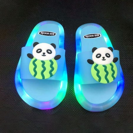 

STEADY Cartoon Children s Slippers Home Slippers Non-slip Slippers Green / 34-35