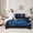 Blue 01, variant on Manfei King Queen Crown Bedding Comforter Set 7pcs for Girl, Couple Anniversary King Bedding Sets, Hot Pink Square Rectangle Reversible Bed Sheets, Microfiber Bedroom Decor