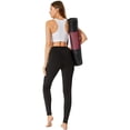 thumbnail image 2 of YUSHOW Black Leggings Women High Waist Yoga Pants with Pockets Dry Fit Tummy Control Workout Running Yoga Leggings for Women, 2 of 7