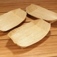 thumbnail image 4 of BambooMN Brand - Premium Bamboo Leaf Boats - 10" x 5.75" - 100 Pieces, 4 of 5