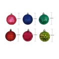 thumbnail image 3 of Holiday Time 24-Count Shatterproof Ornaments-Red/Soft Lime/Bright Pink/Emerald/Blue, 3 of 5