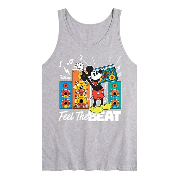 Disney - Mickey Feel The Beat - Men's Sleeveless Graphic Tank Top