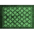 thumbnail image 1 of Ahgly Company Indoor Rectangle Oriental Emerald Green Industrial Area Rugs, 3' x 5', 1 of 4