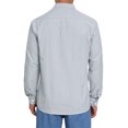thumbnail image 3 of CAMISAS DE NEGOCIO DE MANGA LARGA A RAYAS PARA HOMBRES INSPIRAR CHIC S GRIS, 3 of 6