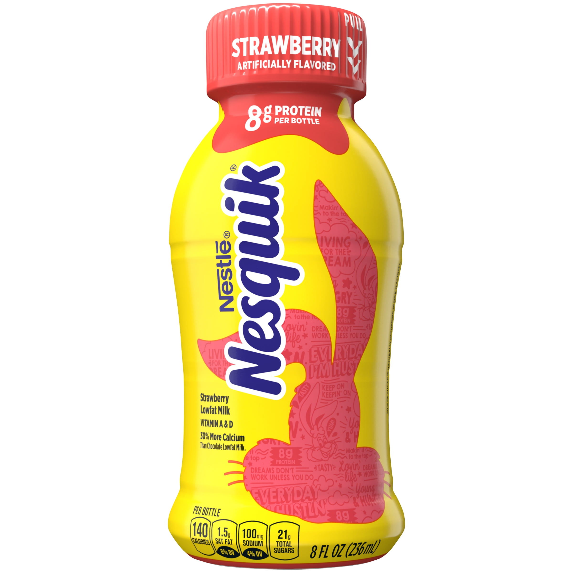 NESQUIK Strawberry Lowfat Milk
