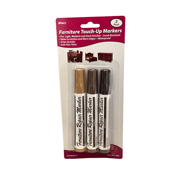 Allary Furniture TouchUp Markers Brown Color; 1 Pack of 3 Markers