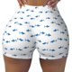 thumbnail image 2 of Fotbe Cute Shark Shorts Sin Costuras – Shorts Deportivos de Cintura Alta para Mujer, Elásticos para Gimnasio, Yoga, Running o Ciclismo-X-Large, 2 of 8