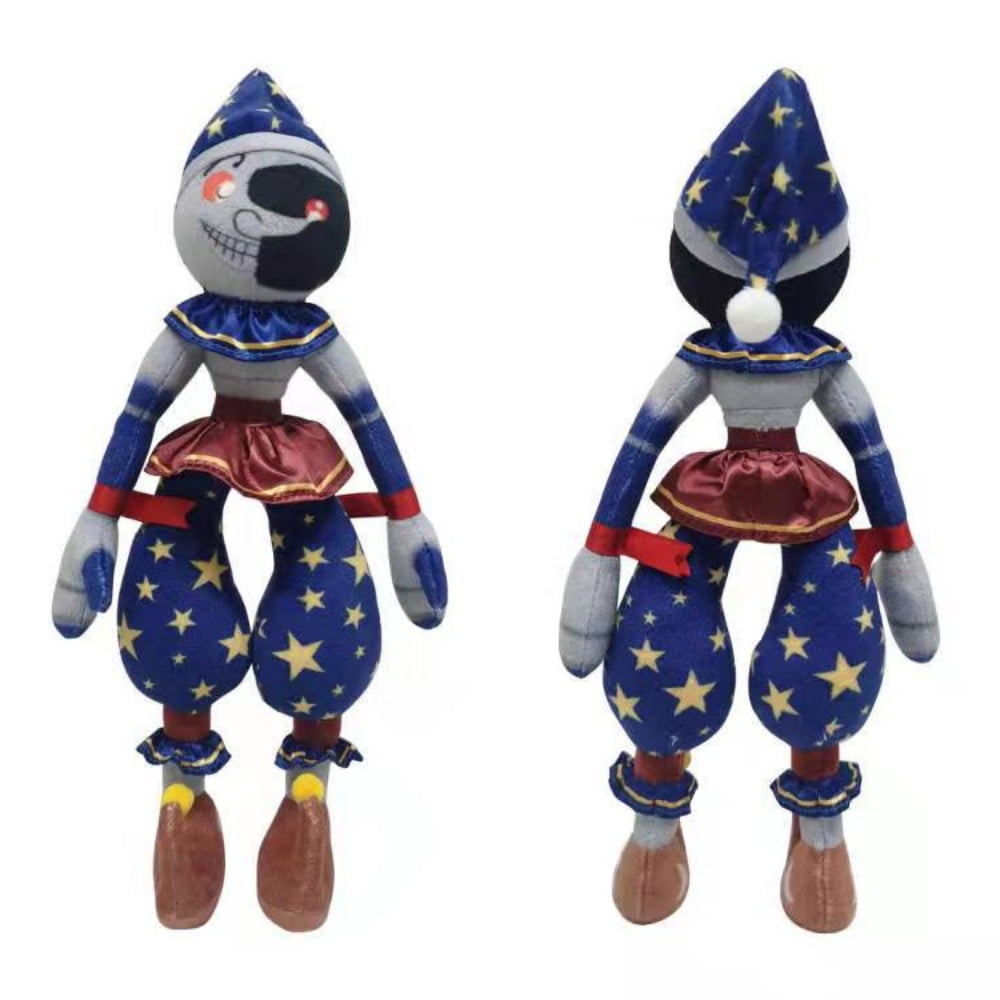 11" FNAF Moondrop Plush Toy | Standing Moon Clown Stuffed Doll