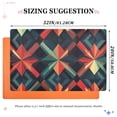 thumbnail image 6 of Yayeee Doormat for Indoor Entrance 32" x 20" Non Slippery Floor Rug, Red Abstract, 6 of 8