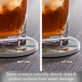 thumbnail image 2 of Thirstystone Beach Lighthouse Round 4-Pack Absorbent Stone Coasters, 2 of 7