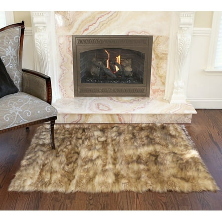 Union Rustic Meiman Luxury Faux Fur Area Rug This On Opens A Dialog That Displays Additional Images For Product With The Option To Zoom In Or Out
