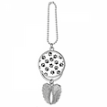 thumbnail image 1 of Cat Footprint Animal Art Grain Pattern Silver Wing Car Pendant Decoration, 1 of 4