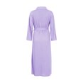 thumbnail image 3 of Richie House Bathrobe Kimono Women's Cotton Robe Long Belted Dressing Gown Lounge Night Spa RHW2824-I-M, 3 of 3