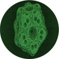 thumbnail image 1 of Ahgly Company Indoor Round Patterned Green Area Rugs, 3' Round, 1 of 1