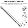 thumbnail image 4 of Tineasur Closet Clothes Rod Silver Stainless Steel 1Pcs Household Users, 4 of 6