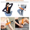 thumbnail image 4 of Juego de rodillos de espuma, juego de rodillos de espuma Rodillo de masaje con bola de fascitis para ejercicio, yoga de tejido profundo, músculos de pilates y fitness JFHHH pequeña, 4 of 5