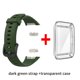 thumbnail image 1 of Correa de silicona para Huawei Band 6, correa de reloj de repuesto para Honor Band 6, correa con TPU, funda protectora de pantalla completa, pulsera Tan Jianjun unisex, 1 of 2