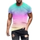 thumbnail image 1 of Mens Casual Pantalones Cortos Raya Impresión Suéter Fitness Deportes Camiseta, Poliéster Cuello Redondo Blusa para Al Aire Libre, Diario Y Primavera Verano Desgaste, 1 of 5