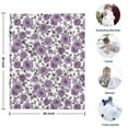 thumbnail image 4 of Pioneer Flower Floral Print Pattern Blanket,Comfortable Soft Flannel Throw Blanket,All Season,Warm Lightweight Blankets for Sofa Bed Couch Living Room Chair,30"x40", 4 of 4