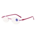 thumbnail image 2 of Gafas para presbicia con zoom inteligente ultra claro, doble luz, cerca y lejos, doble propósito, borde cortado, gafas para presbicia azules, 2 of 5