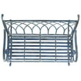 thumbnail image 5 of SAFAVIEH Ressi Rustic Outdoor Patio Rocking Bench, Antique Blue, 5 of 5