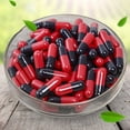 thumbnail image 3 of Trayknick 1000Pcs Transparent Hollow Gelatin Empty Separated Medical Powder Capsule Shells Green, 3 of 13