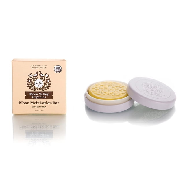 Moon Valley Organics Moon Melt Lotion Bar - Coconut Lemon, Coconut Lemon, One-Size