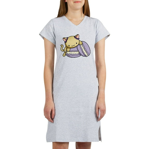 CafePress - Macaron Kitty - Women's Nightshirt