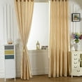 thumbnail image 5 of Yesbay Curtain Window Curtain No Odor Comfortable Rod Through Curtain Room Darkening Window Curtain for Bedroom, 5 of 8