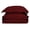Burgundy, variant on Breathable 100% Cotton Duvet Cover Set - Cal King, White