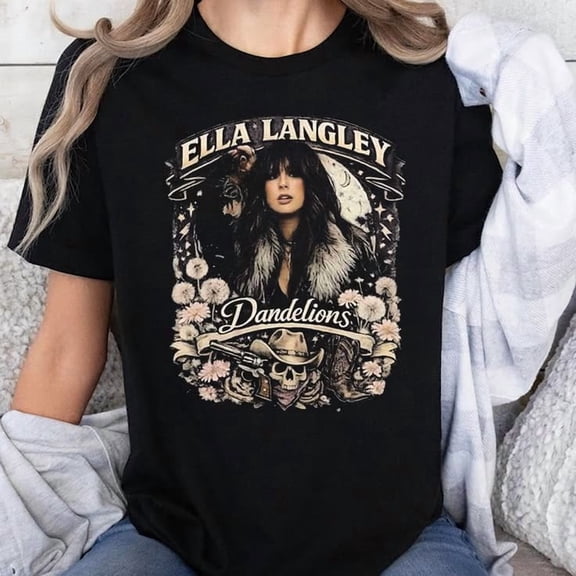 Ella Music Langley 2026 Music Tour Mens Vintage T-shirt Sizes S-5XL