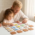 thumbnail image 2 of Felt Matching Game Woodland Animal Theme, Soft Montessori Memory Card Toy for Toddlers Ages 1-4, Sensory Flash Cards Educational Gift for Boys Girls, 2 of 7