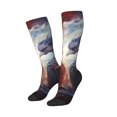thumbnail image 3 of Cauagu Red And White Fire Bird Print Women's Men's Ankle Socks 1-pack Casual Athletic Socks for Unisex Adult Moisture-Wicking Socks for Daily Wear/Running/Sport, 3 of 8
