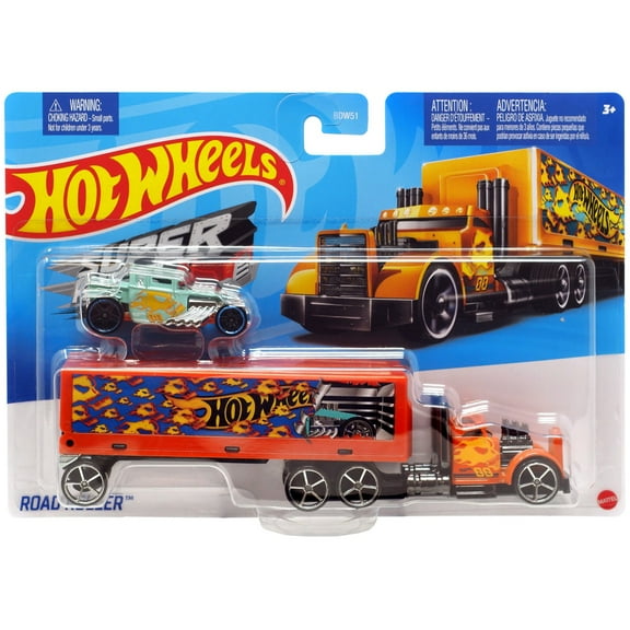 Hot Wheels Super Rigs Road Roller Diecast Car