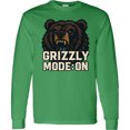 thumbnail image 3 of Inktastic Grizzly Bear Long Sleeve T-Shirt, 3 of 5