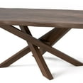 thumbnail image 5 of Furniture of America Pascan Solid Wood Dining Table in Rich Walnut, 5 of 10