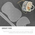 thumbnail image 4 of Weiweiguan 6pcs Bag DIY Plastic Sheets Embroidery Knitting Bag Handbag Grid Plates, 4 of 7