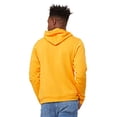 thumbnail image 2 of Bella Canvas 3719 Unisex Poly-Cotton Fleece Pullover Hoodie, 2XL, Gold, 2 of 2