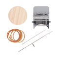 thumbnail image 1 of Small Weaving Loom Multipurpose Efficient Portable Manual Darning Loom Kit for Mending Pants Socks Clothes 10 Pin, 1 of 5