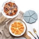 thumbnail image 3 of 2 Pack 5 Cavity Heart Shaped Silicone Waffle Molds for Muffins, Pancakes and Pastries, 3 of 4