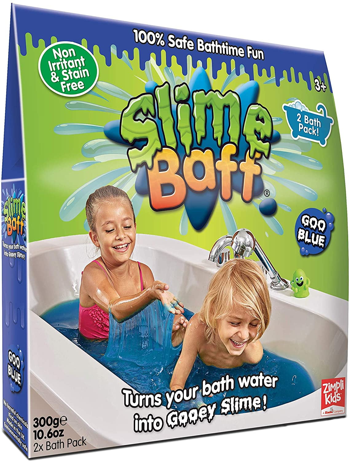 ***Multi-buy Discounts** Ooze Baff Slime Green Bath Fun Zimpli Kids NEW 