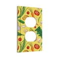 thumbnail image 2 of ZICANCN Outlet Covers Wall Plate, Lots Cartoon Vegetables Light Switch Cover Decorative, Duplex Toggle Combo 1-Gang, 2 of 9