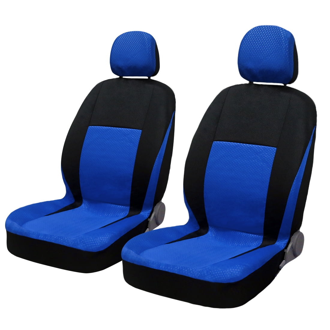 8 Piece Auto Car Seat Covers Full set Spot Fabric Cloth Blue Walmart