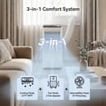 thumbnail image 2 of Ekojuce 8000 BTU Portable Air Conditioner ,Portable Ac Unit up to 550 Sq,White, 2 of 9