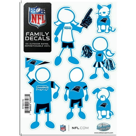 NFL - Carolina Panthers Family Decal Small Package