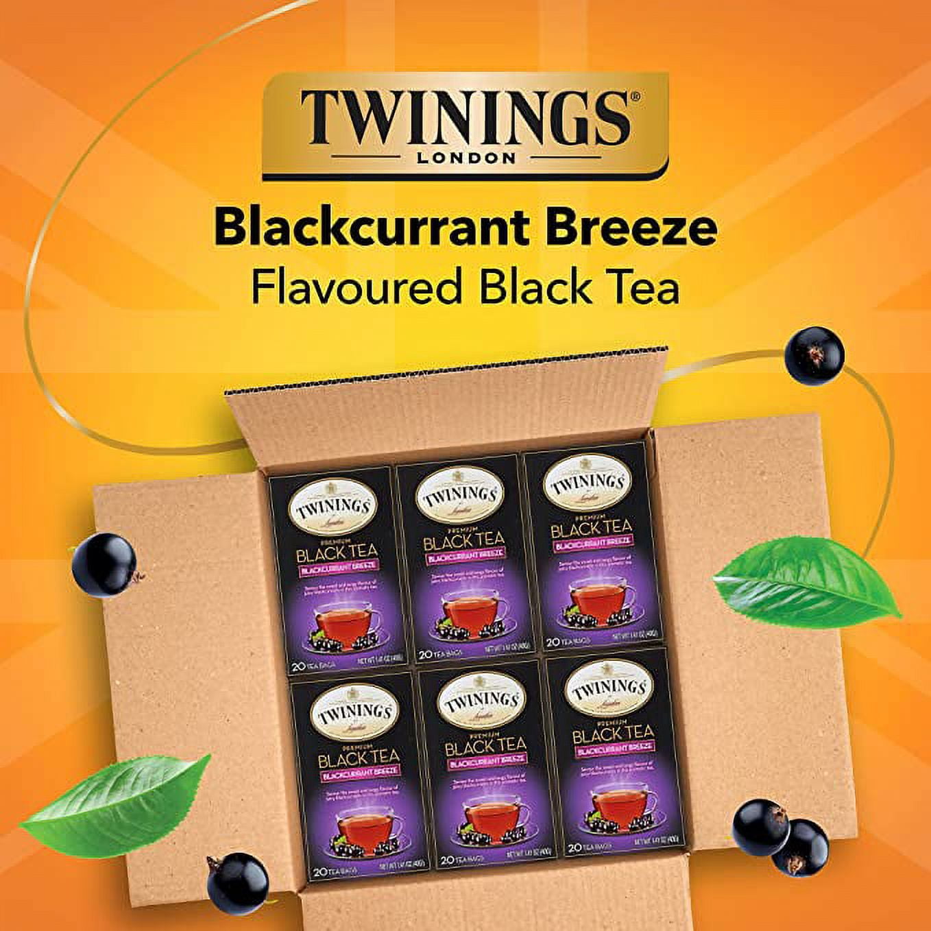 Twinings Of London Premium Blackcurrant Breeze Black Tea